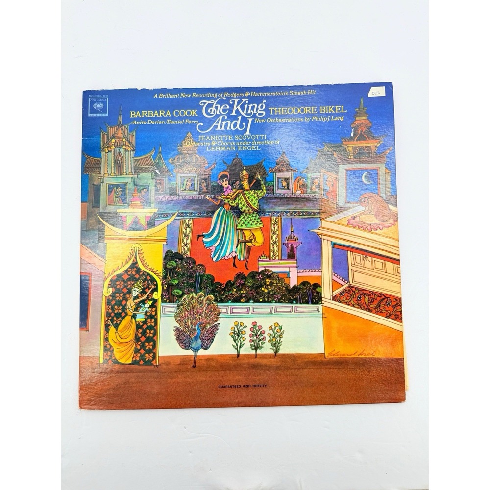 The King And I Barbara Cook Theodore Bikel Album